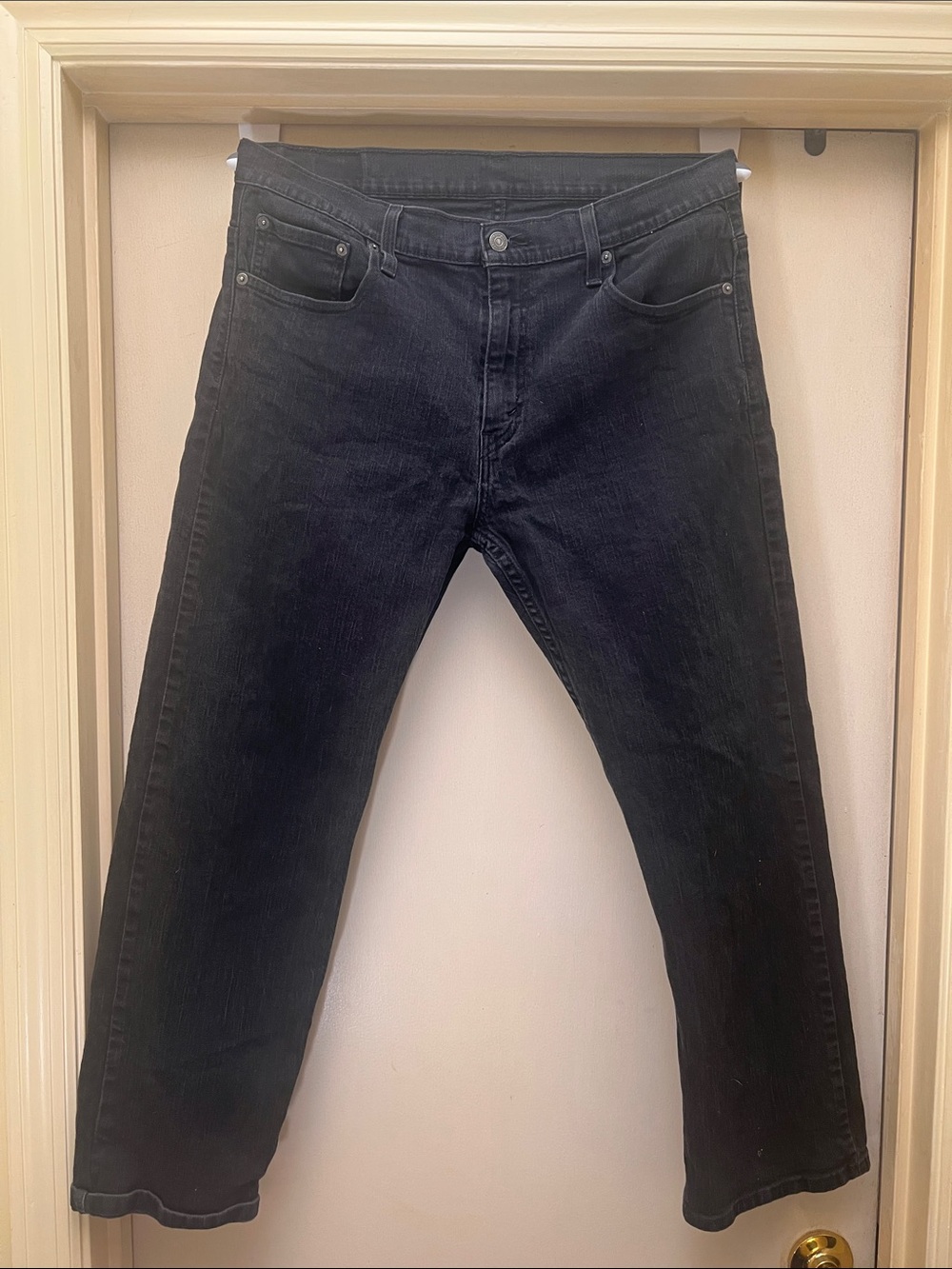 Levi's Men's 569 Black Relaxed Fit Jeans